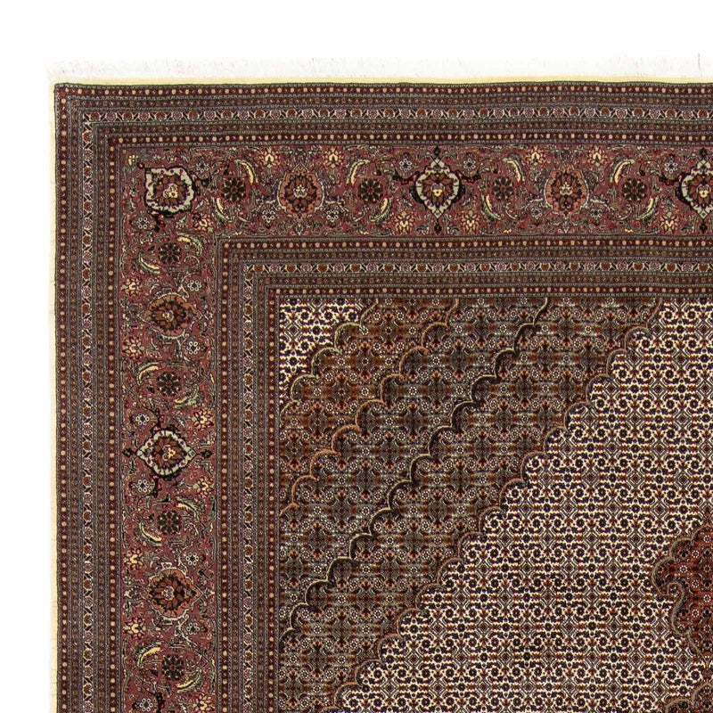 Tapis persan - Tabriz - 350 x 250 cm - marron foncé