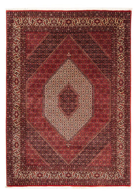 Tapis persan - Bidjar - 248 x 171 cm - rouge foncé