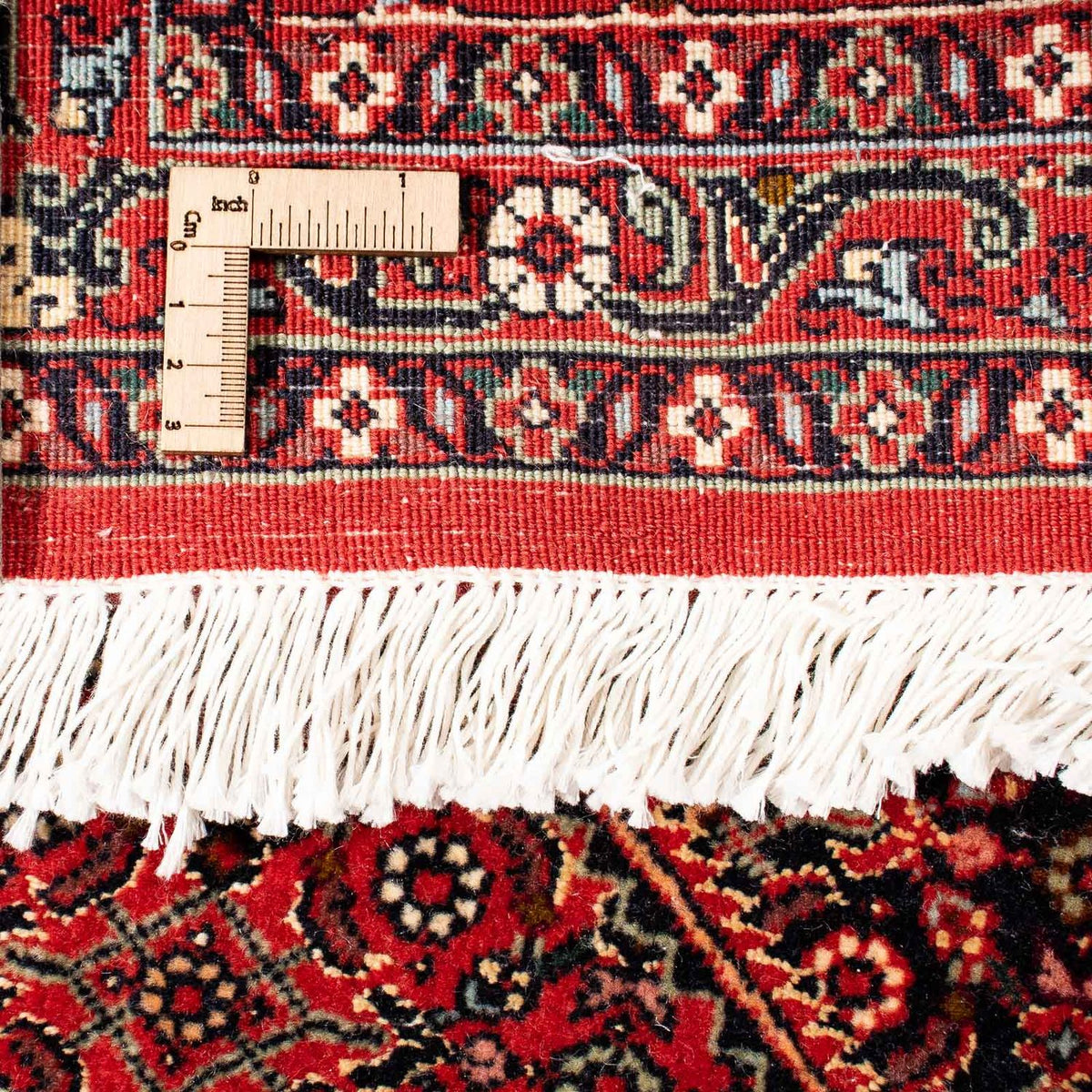 Tapis persan - Bidjar - 248 x 171 cm - rouge foncé