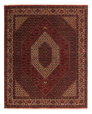 Tapis persan - Bidjar - 248 x 200 cm - rouge foncé