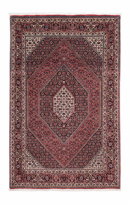 Tapis persan - Bidjar - 210 x 132 cm - rouge clair