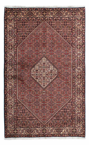 Tapis persan - Bidjar - 225 x 143 cm - rouge