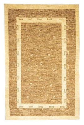 Tapis Gabbeh - Loribaft Persan - 242 x 162 cm - marron clair