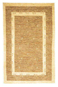 Tapis Gabbeh - Loribaft Persan - 242 x 162 cm - marron clair