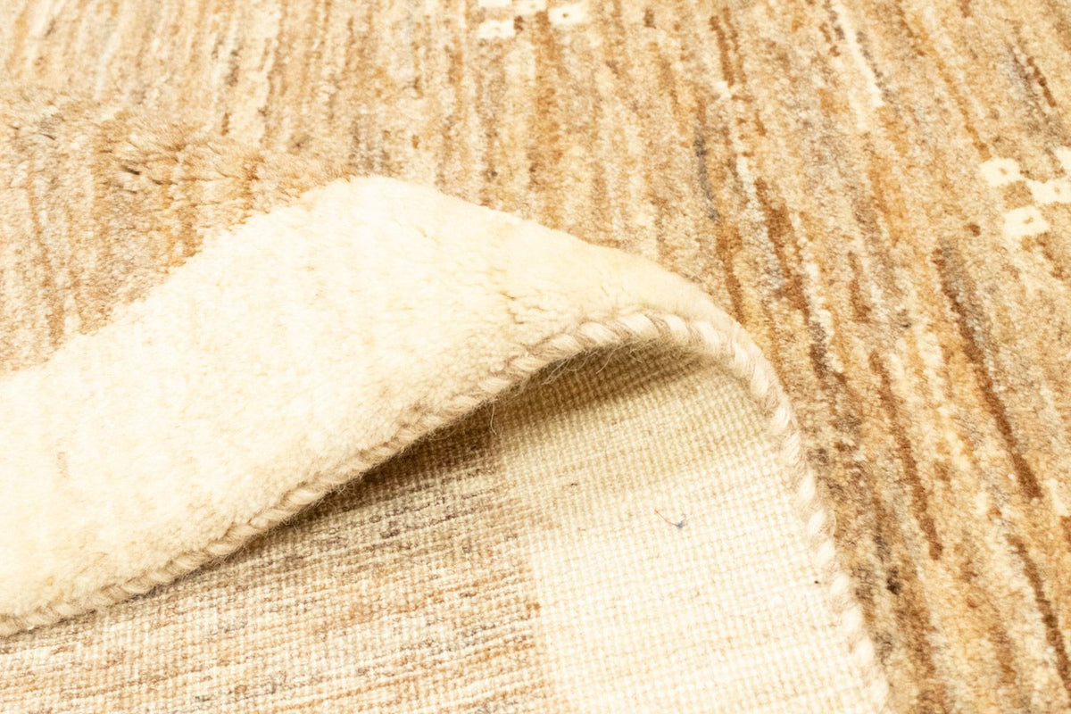 Tapis Gabbeh - Loribaft Persan - 242 x 162 cm - marron clair