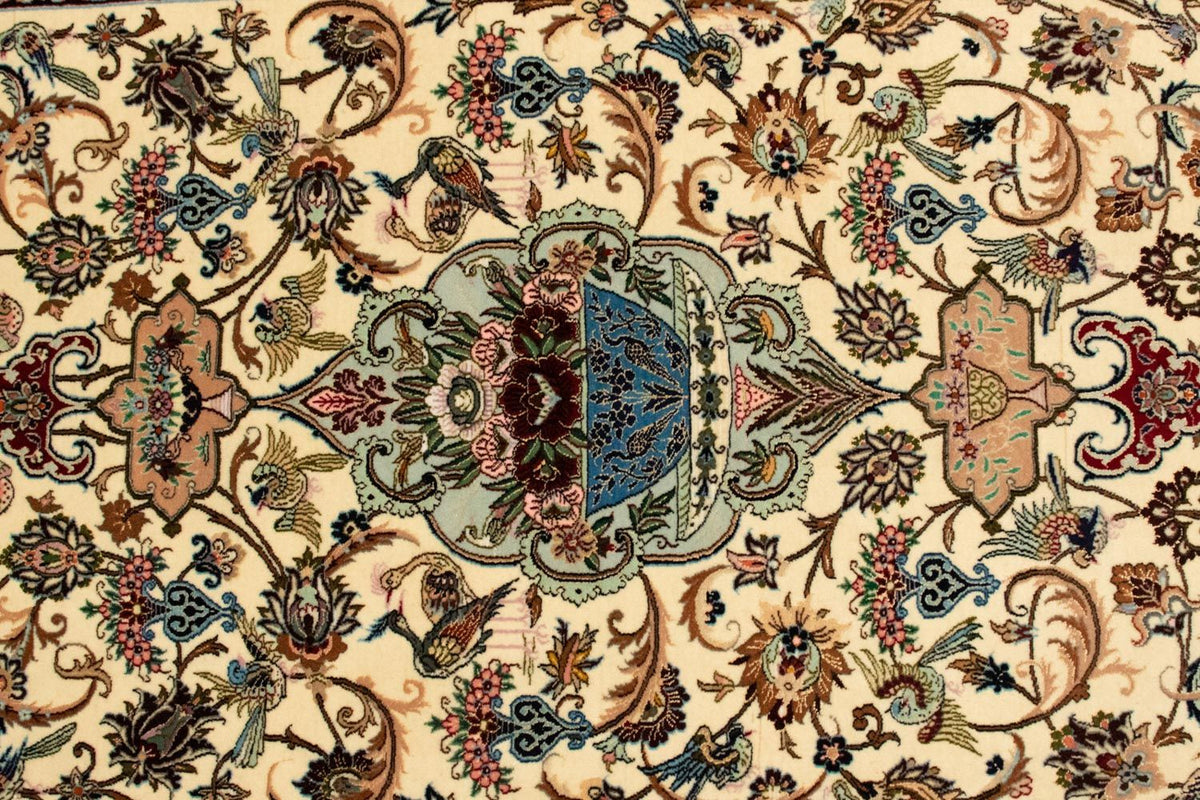 Tapis persan - Isfahan - Premium - 168 x 110 cm - beige