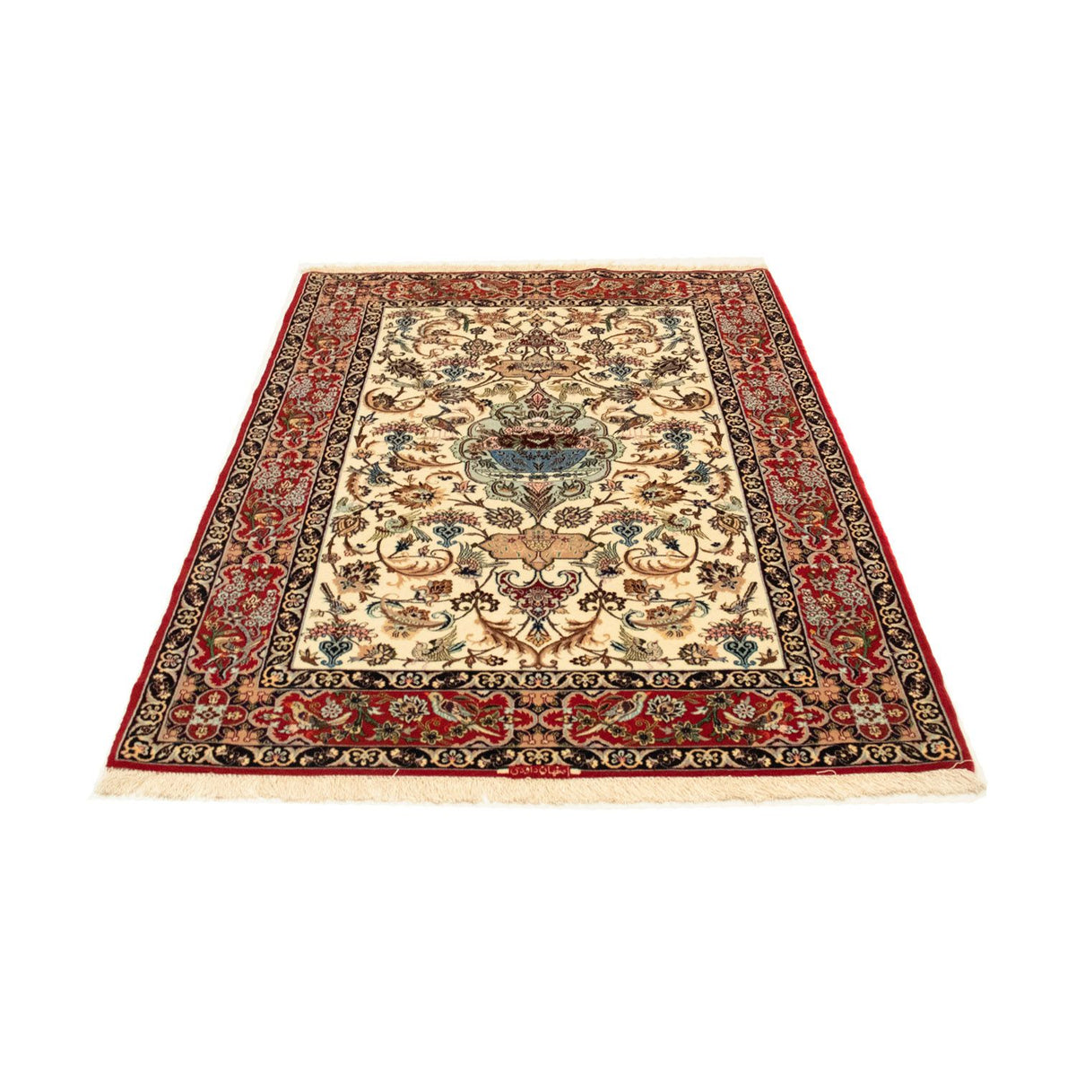 Tapis persan - Isfahan - Premium - 168 x 110 cm - beige