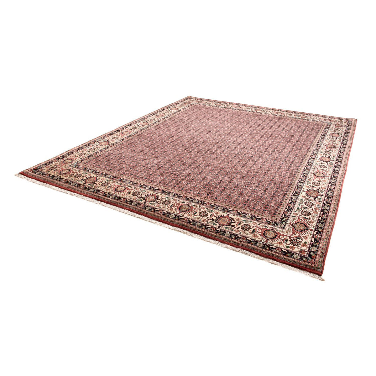 Tapis persan - Bidjar - 308 x 254 cm - rouge clair