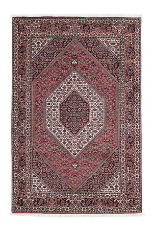Tapis persan - Bidjar - 205 x 130 cm - rouge clair