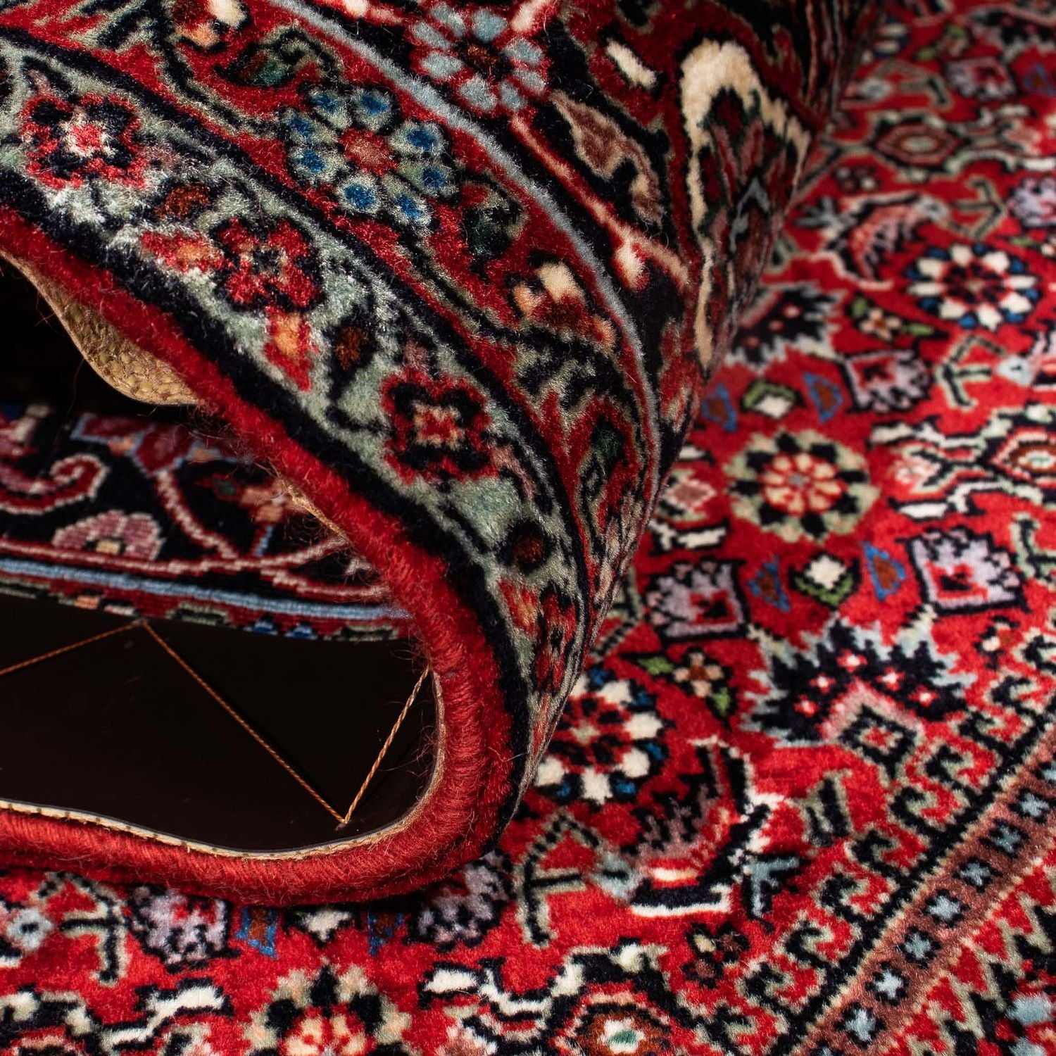 Tapis persan - Bidjar - 229 x 170 cm - rouge