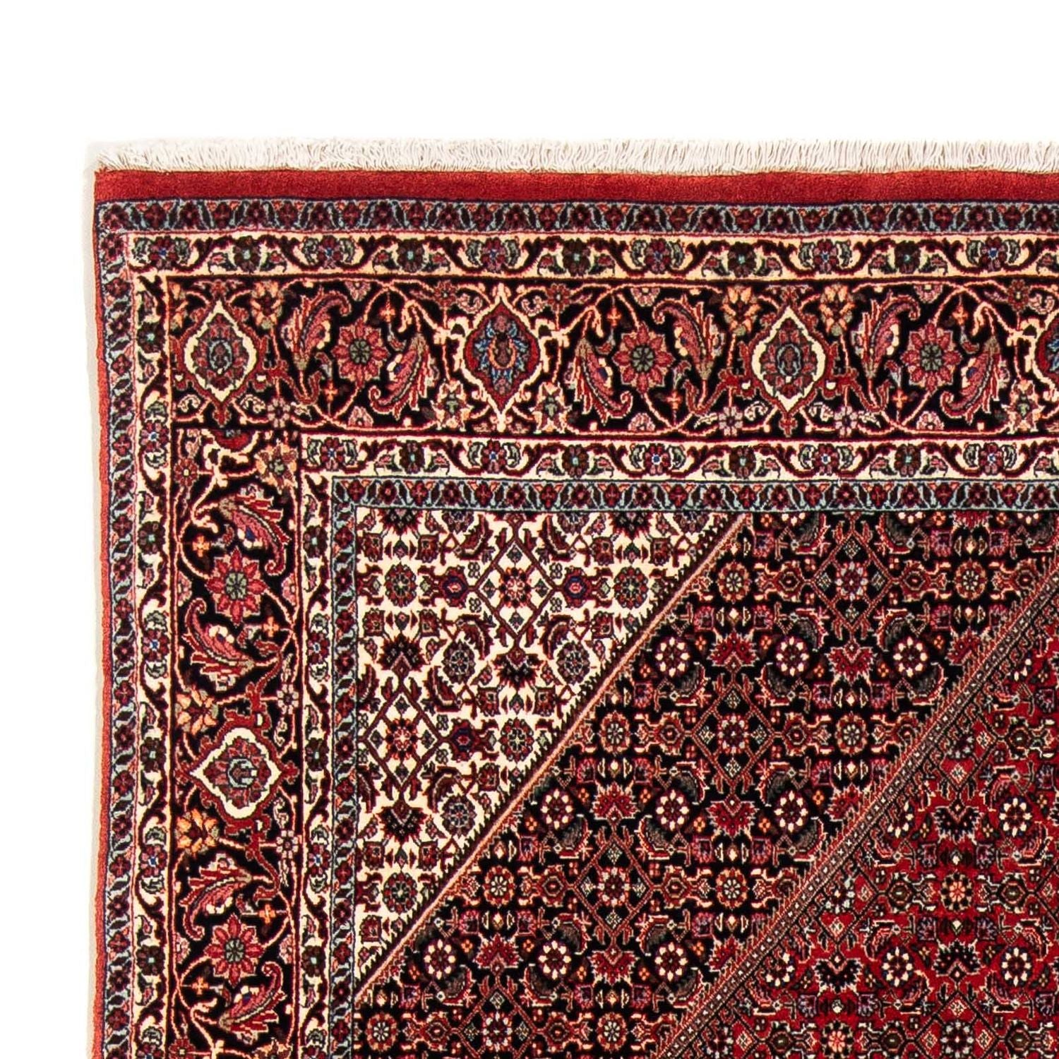 Tapis persan - Bidjar - 250 x 170 cm - rouge foncé