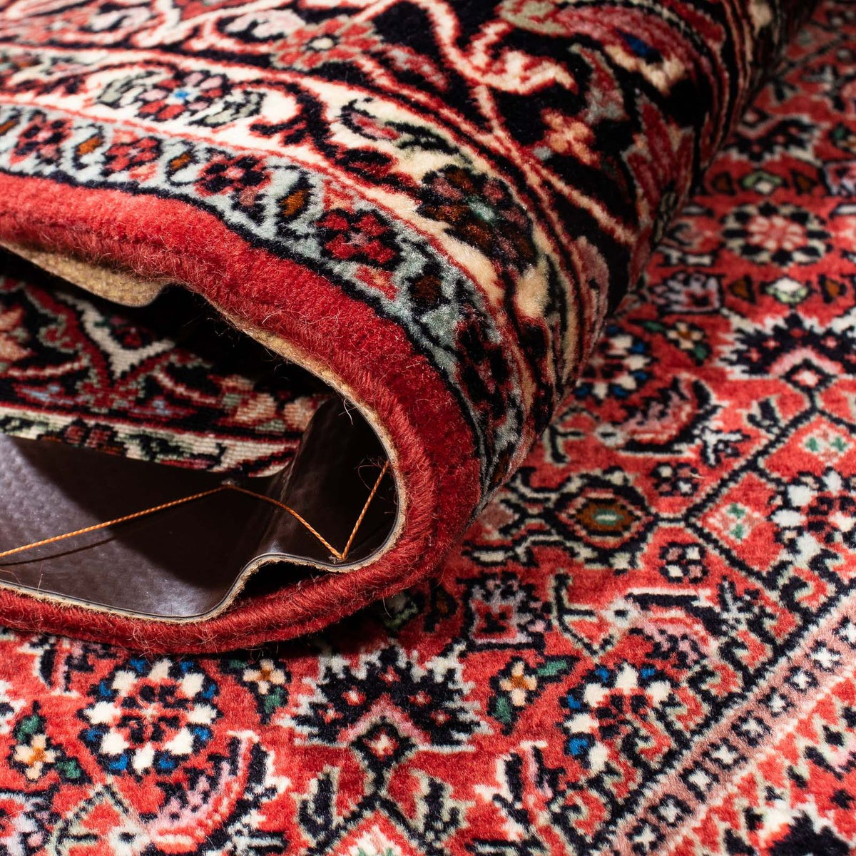 Tapis persan - Bidjar - 250 x 170 cm - rouge foncé