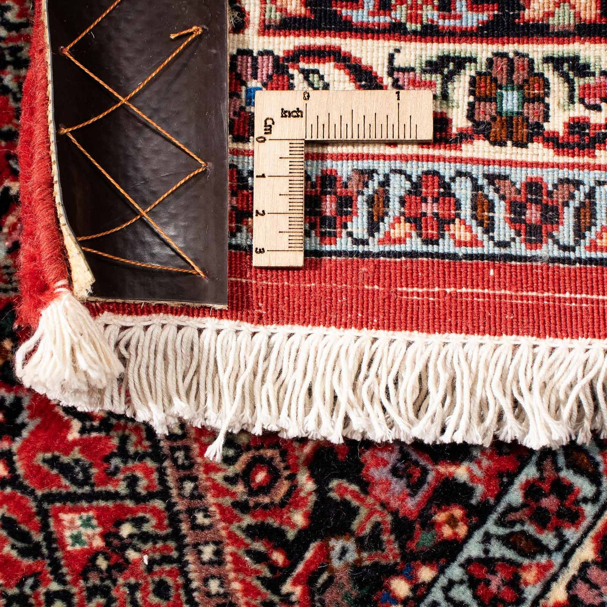 Tapis persan - Bidjar - 250 x 170 cm - rouge foncé