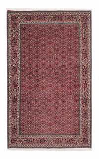 Tapis persan - Bidjar - 212 x 130 cm - rouge clair