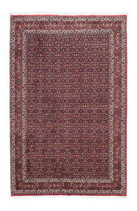 Tapis persan - Bidjar - 203 x 130 cm - rouge clair