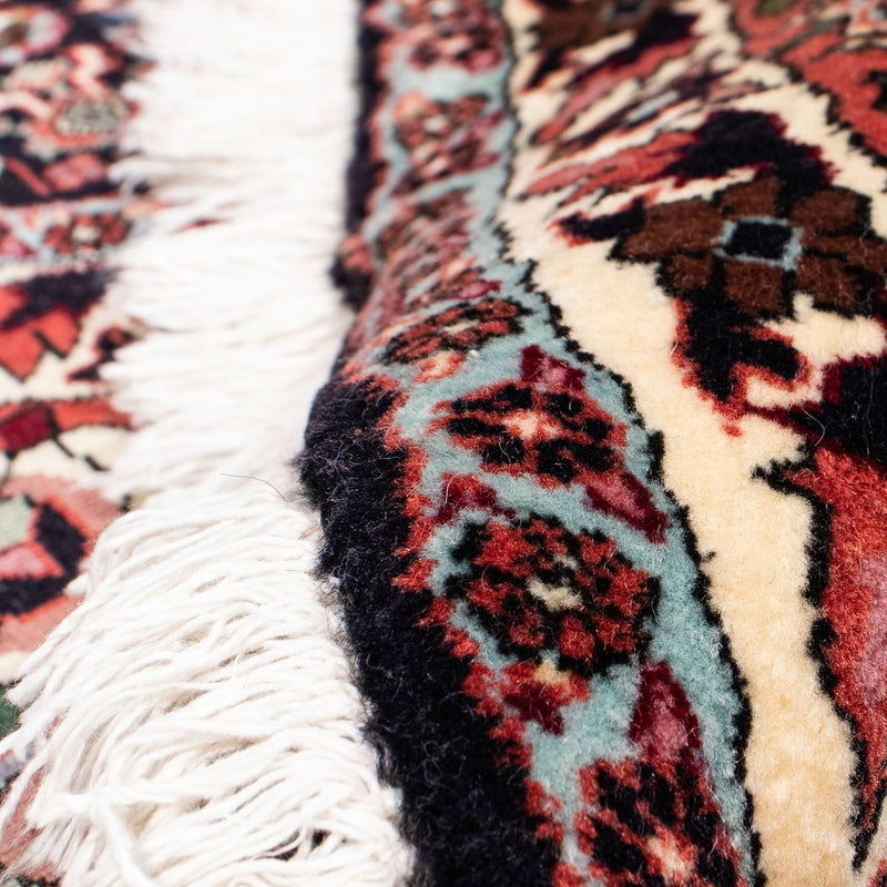 Tapis persan - Bidjar ronde  - 260 x 260 cm - rouge foncé