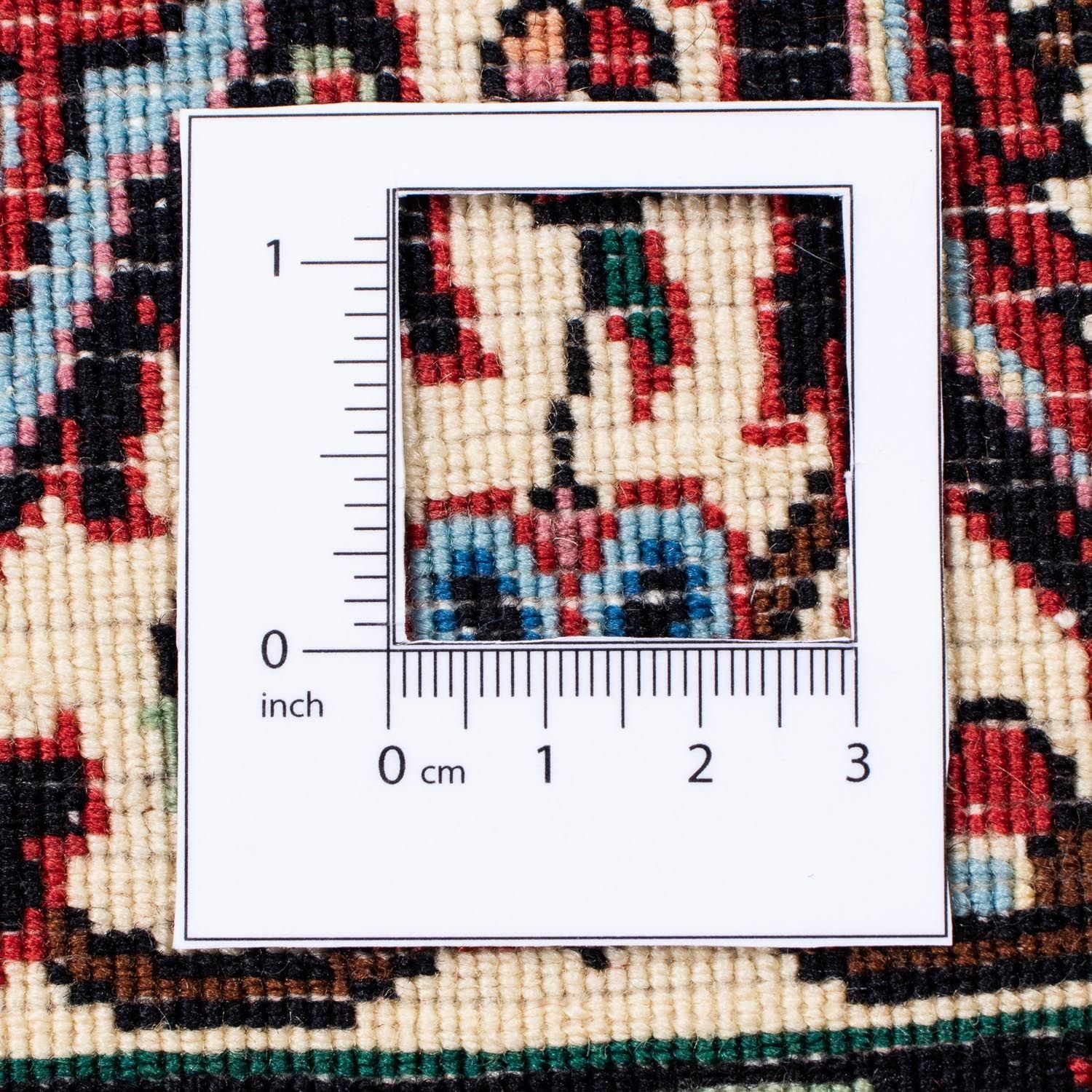 Tapis persan - Bidjar - 297 x 249 cm - rouge clair