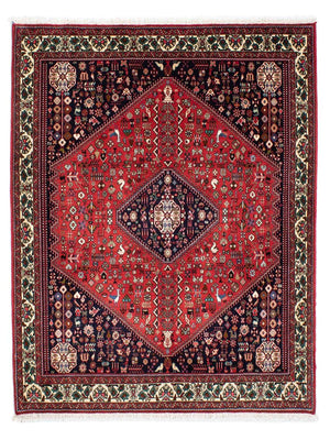 Tapis Gabbeh - Persan Kashkuli - 200 x 155 cm - rouge foncé