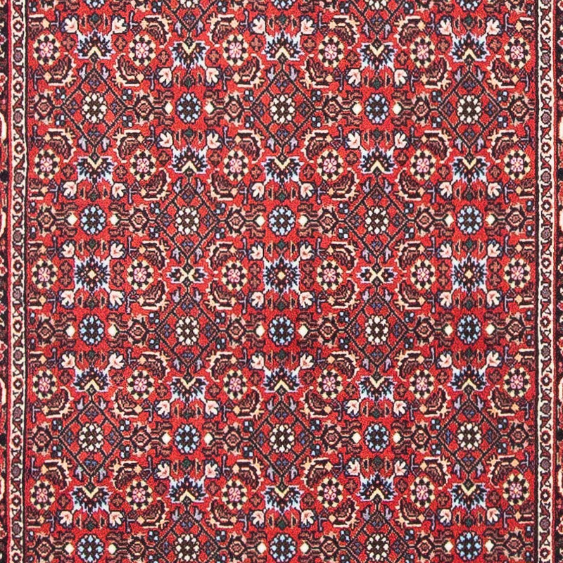 Tapis persan - Bidjar - 139 x 70 cm - rouge