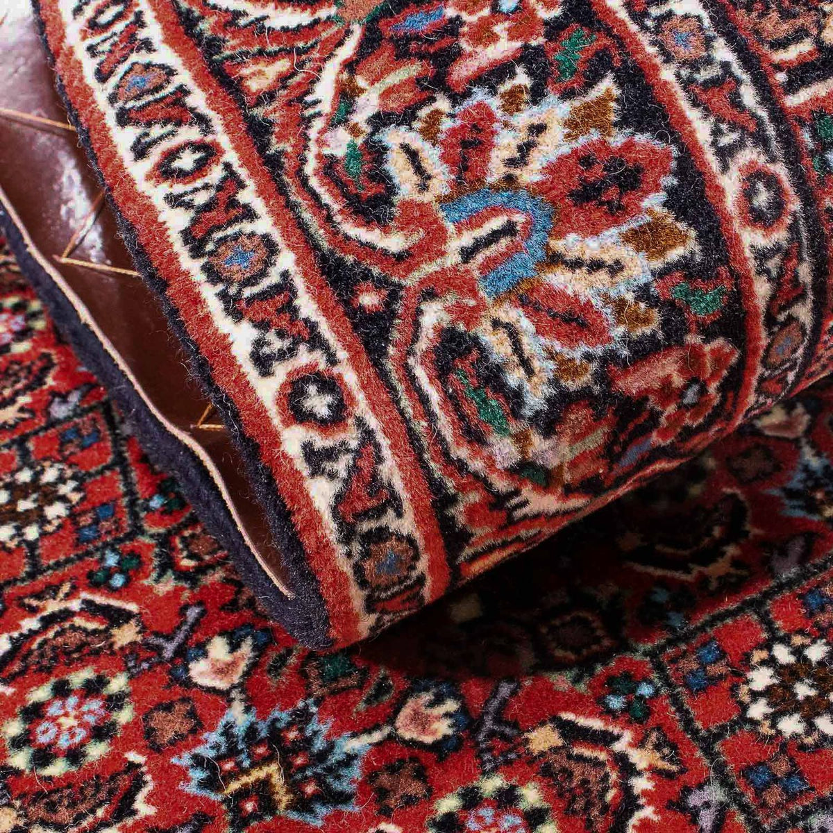 Tapis persan - Bidjar - 139 x 70 cm - rouge