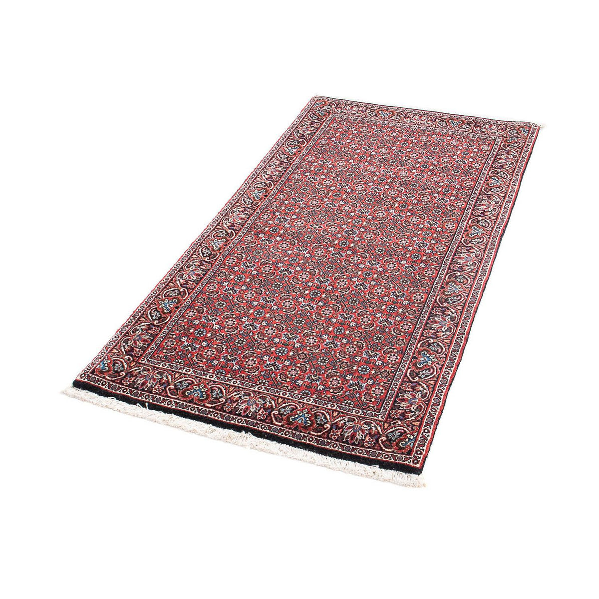 Tapis persan - Bidjar - 139 x 70 cm - rouge