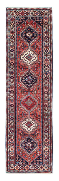 Tapis de couloir Tapis persan - Bidjar - 289 x 79 cm - rouge