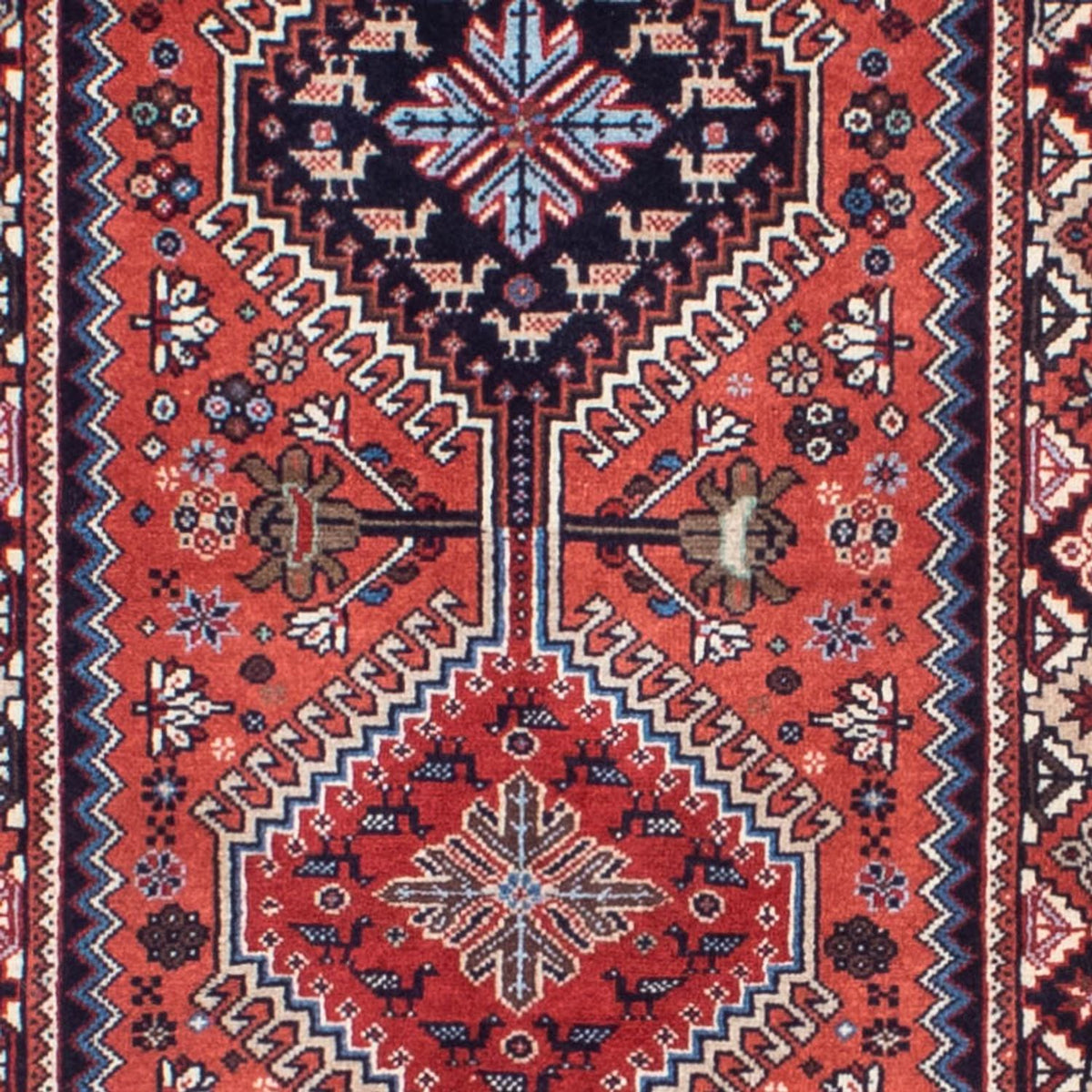 Tapis de couloir Tapis persan - Bidjar - 289 x 79 cm - rouge