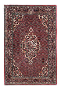 Tapis persan - Bidjar - 202 x 132 cm - rouge clair