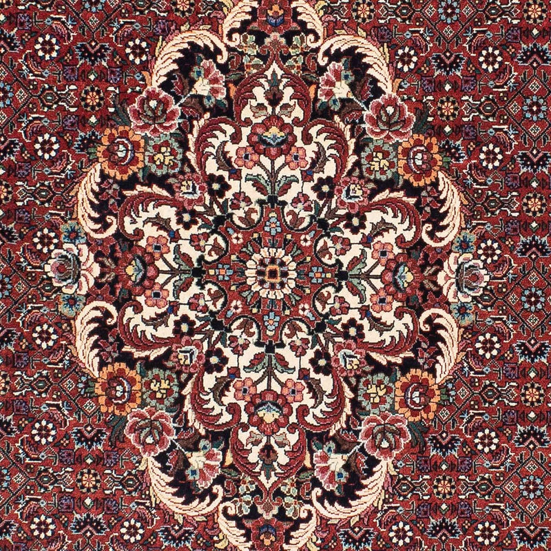 Tapis persan - Bidjar - 202 x 132 cm - rouge clair