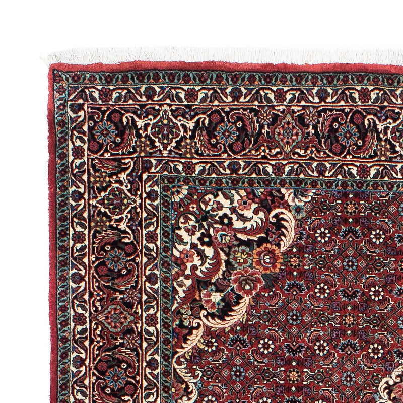 Tapis persan - Bidjar - 202 x 132 cm - rouge clair