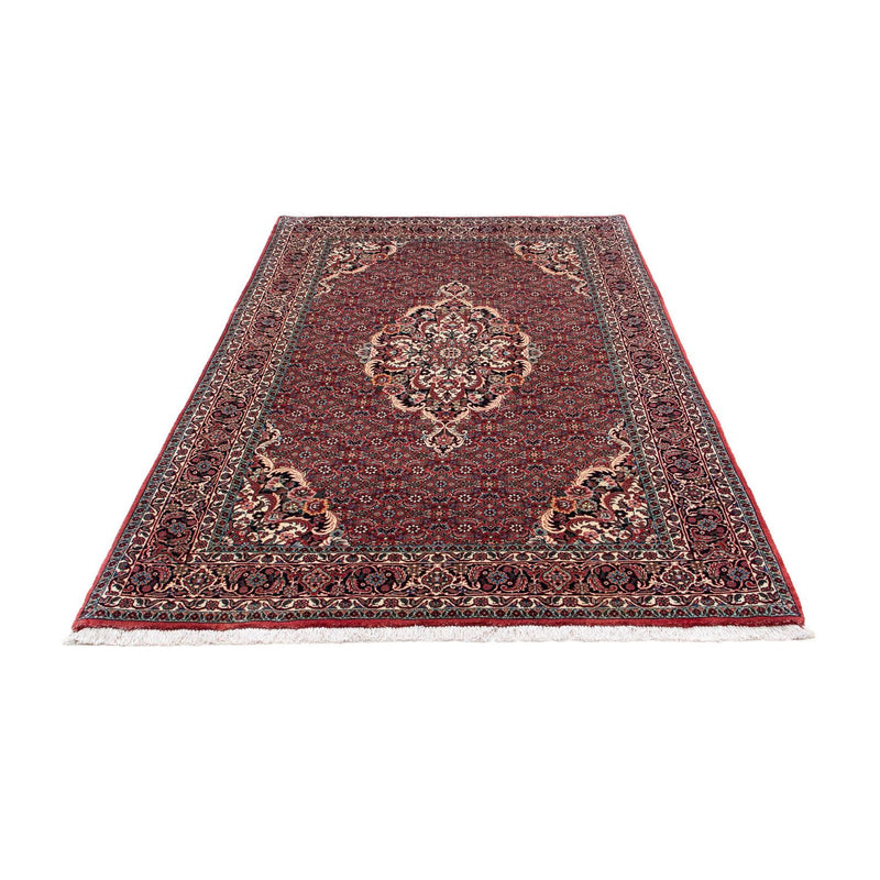 Tapis persan - Bidjar - 202 x 132 cm - rouge clair