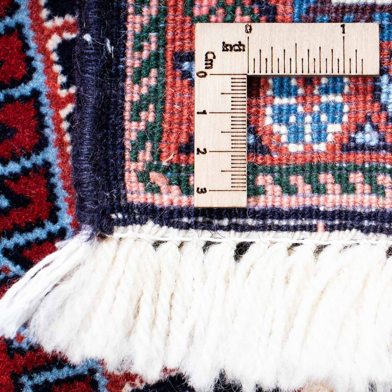 Tapis Gabbeh - Persan Kashkuli - 212 x 143 cm - bleu foncé