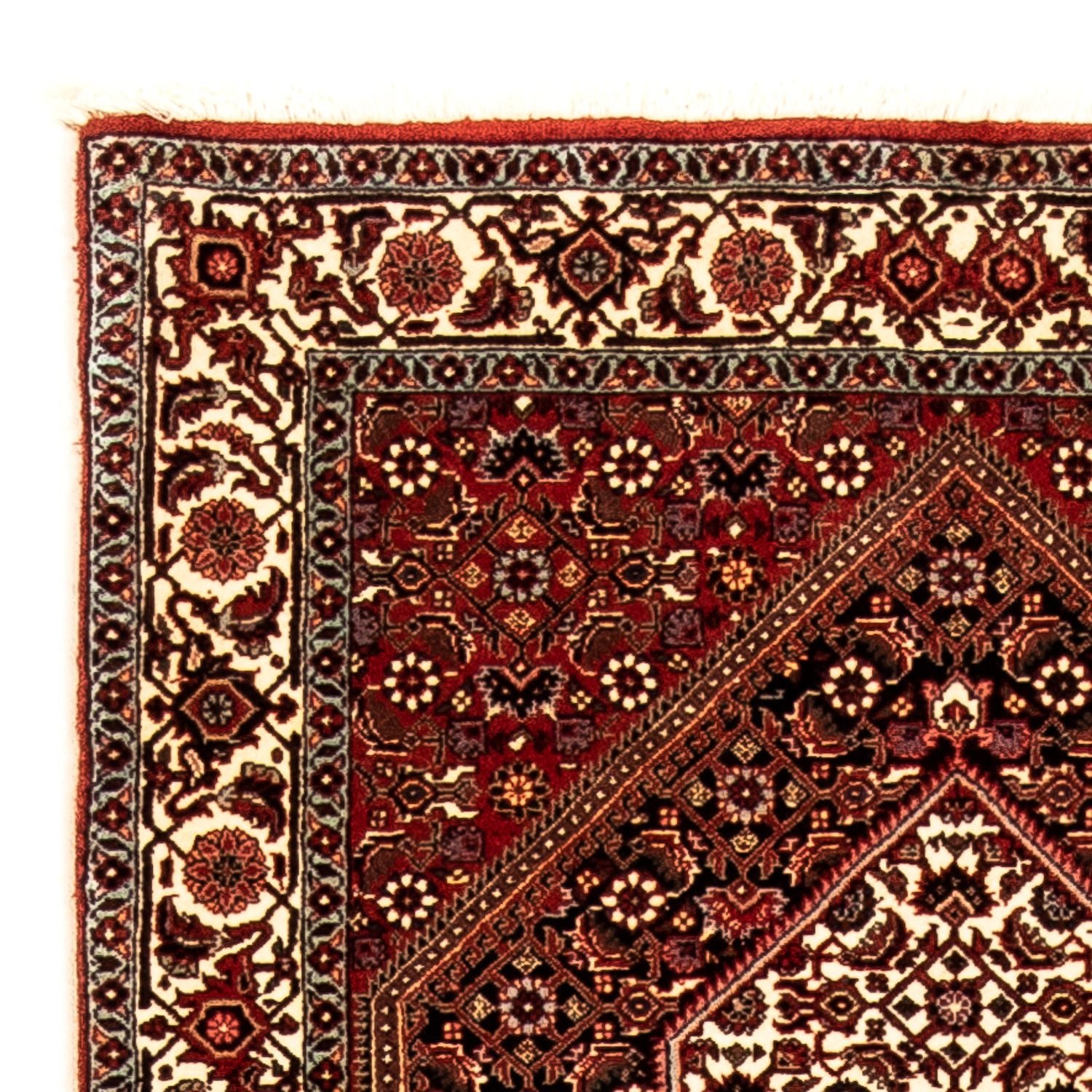 Tapis de couloir Tapis persan - Bidjar - 293 x 84 cm - multicolore