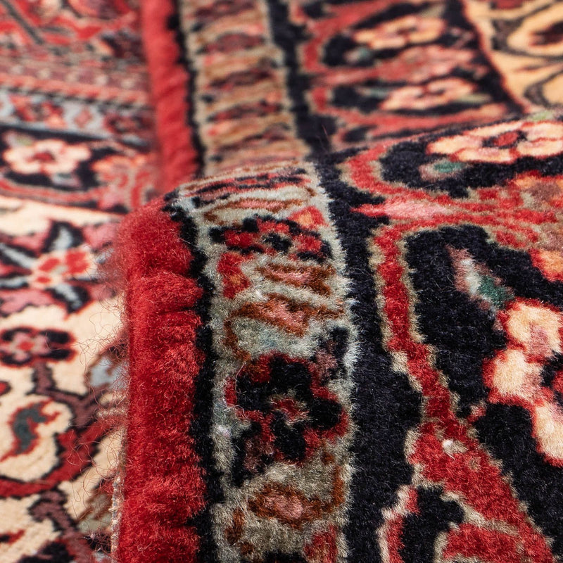 Tapis persan - Bidjar - 304 x 251 cm - rouge foncé
