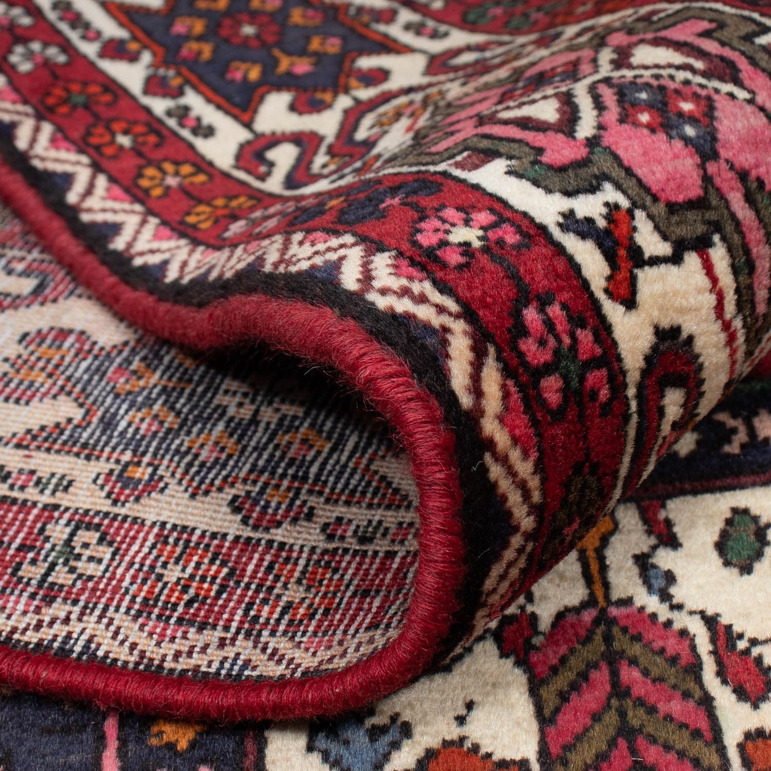 Tapis persan - Nomadic - 298 x 210 cm - rouge