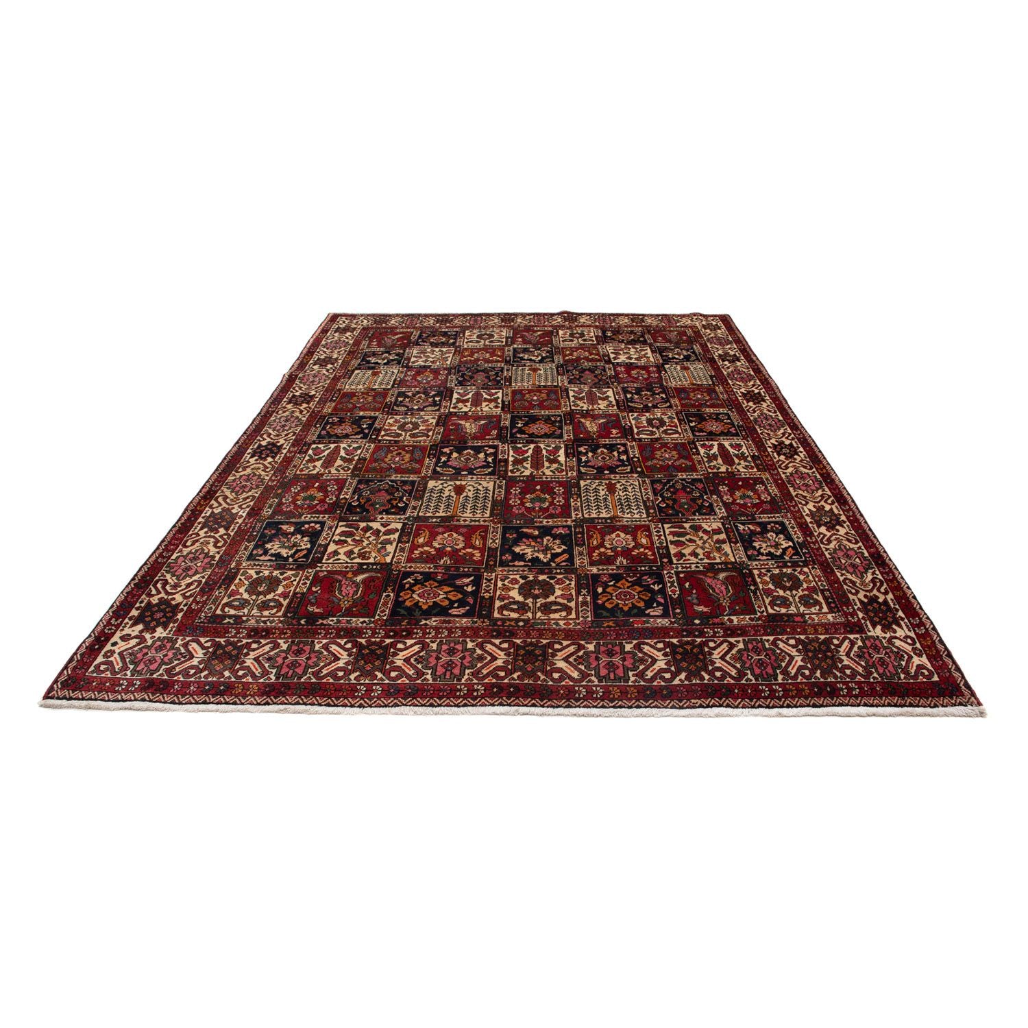Tapis persan - Nomadic - 298 x 210 cm - rouge