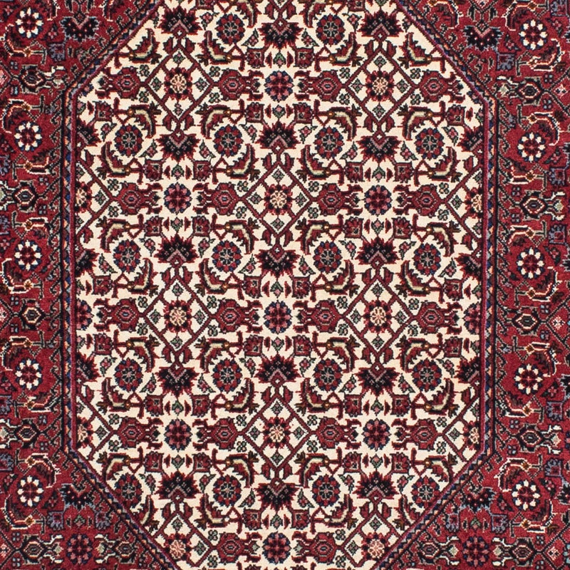 Tapis de couloir Tapis persan - Bidjar - 204 x 103 cm - bleu foncé