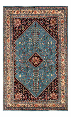 Tapis persan - Nomadic carré  - 214 x 200 cm - bleu