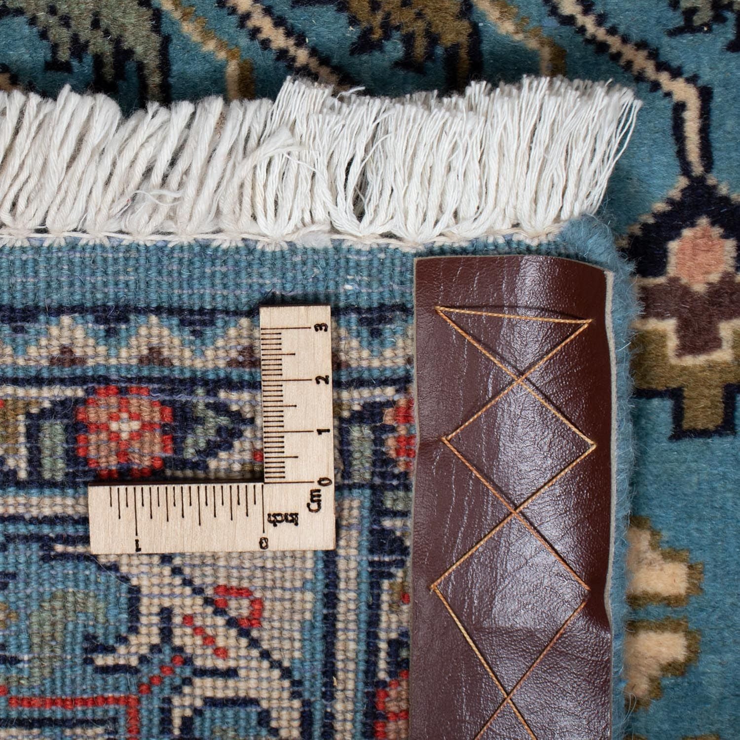 Tapis persan - Nomadic carré  - 214 x 200 cm - bleu