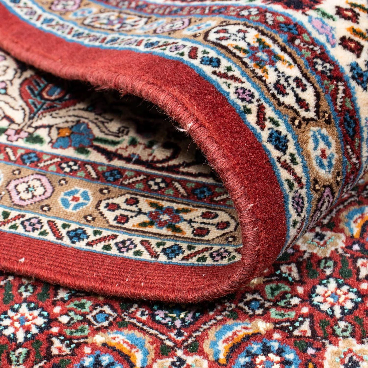 Tapis persan - Classique - 231 x 168 cm - rouge foncé