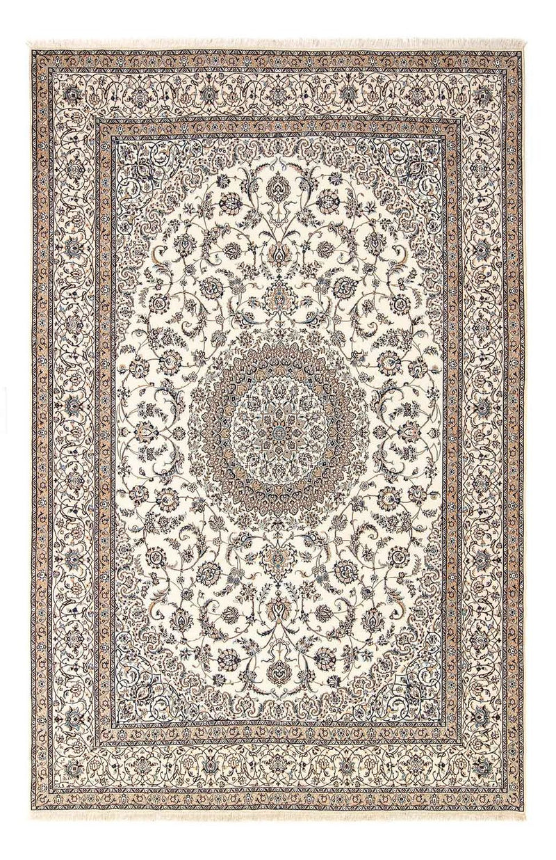 Tapis persan - Nain - Premium - 328 x 215 cm - beige