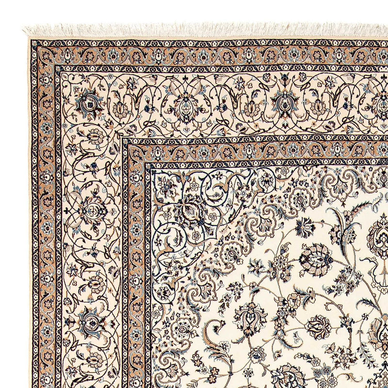 Tapis persan - Nain - Premium - 328 x 215 cm - beige