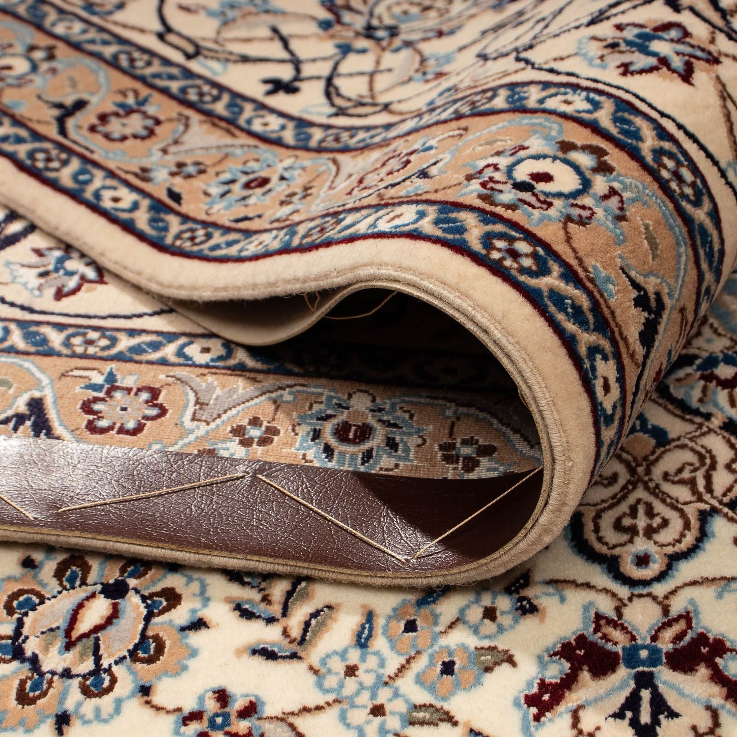 Tapis persan - Nain - Premium - 328 x 215 cm - beige
