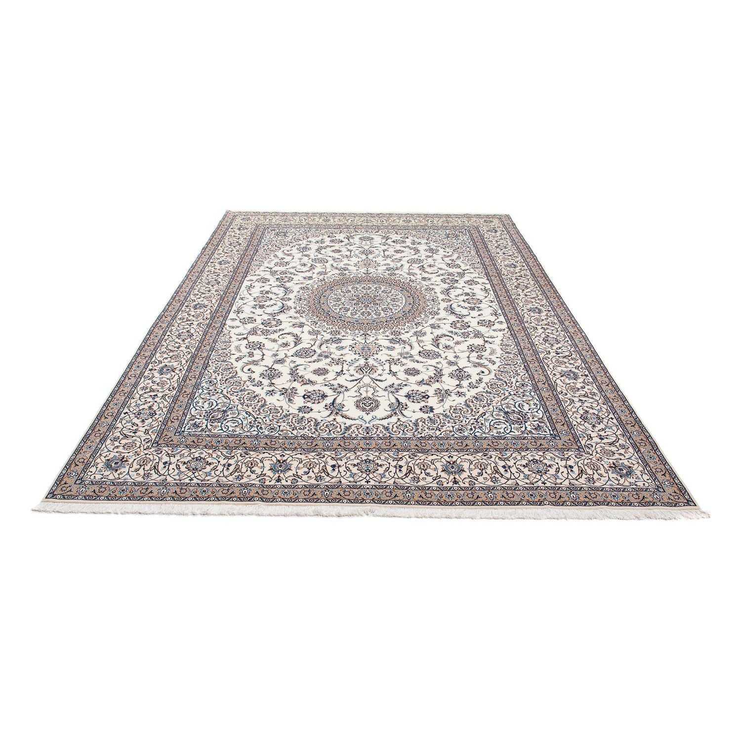 Tapis persan - Nain - Premium - 328 x 215 cm - beige