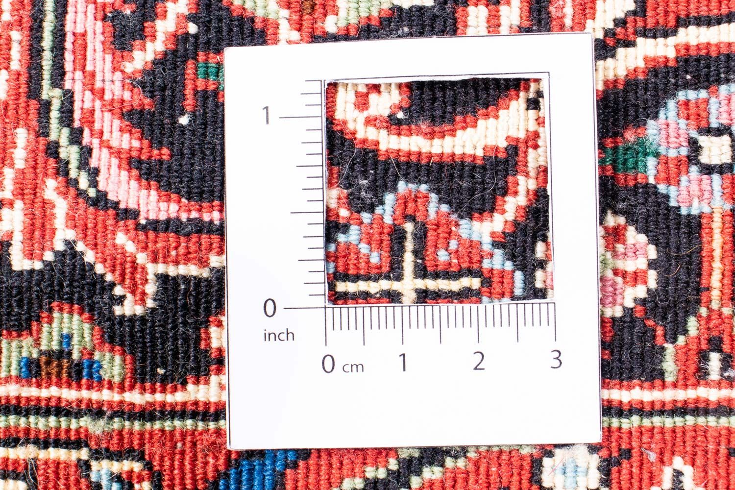 Tapis persan - Bidjar - 348 x 252 cm - rouge foncé