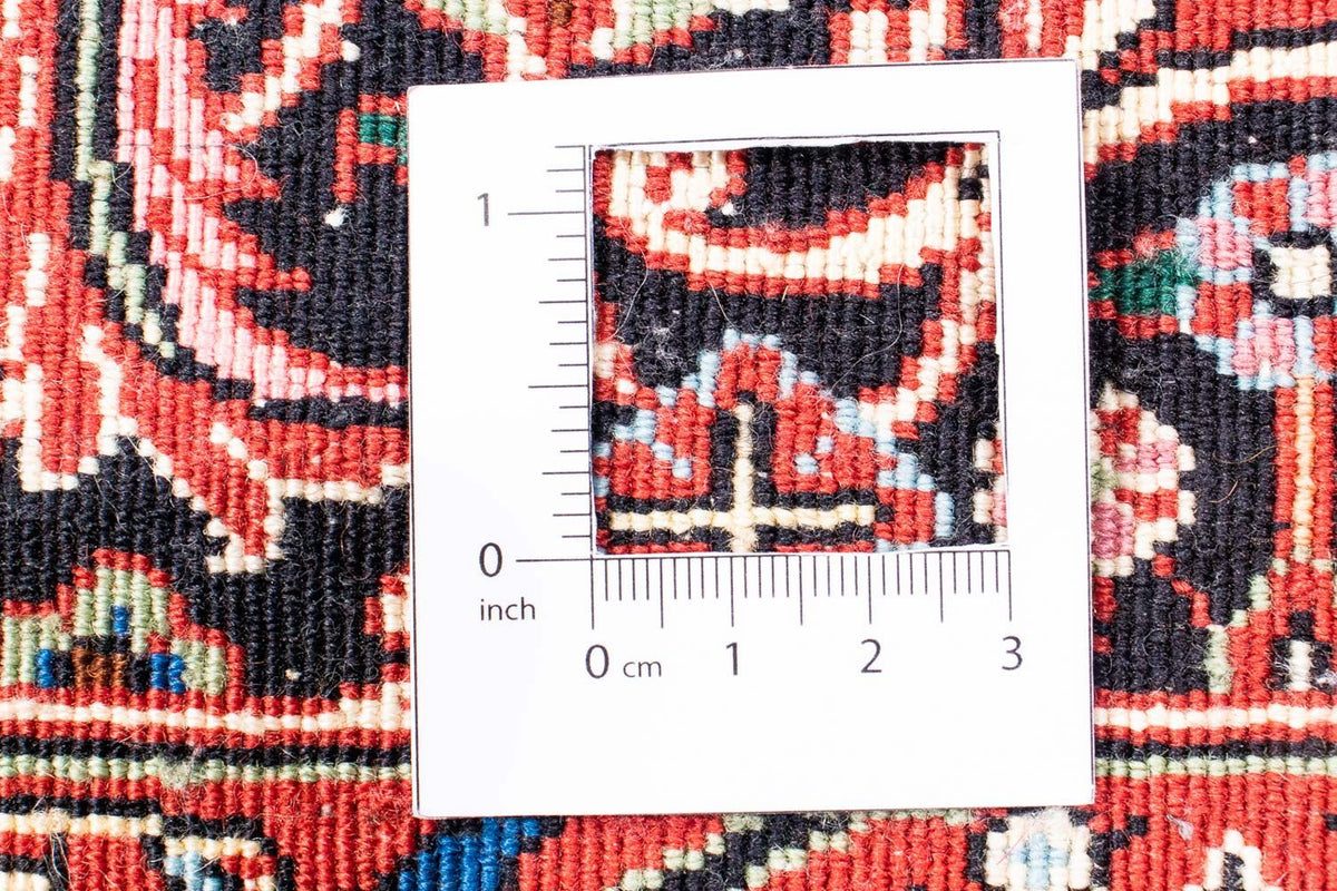 Tapis persan - Bidjar - 348 x 252 cm - rouge foncé