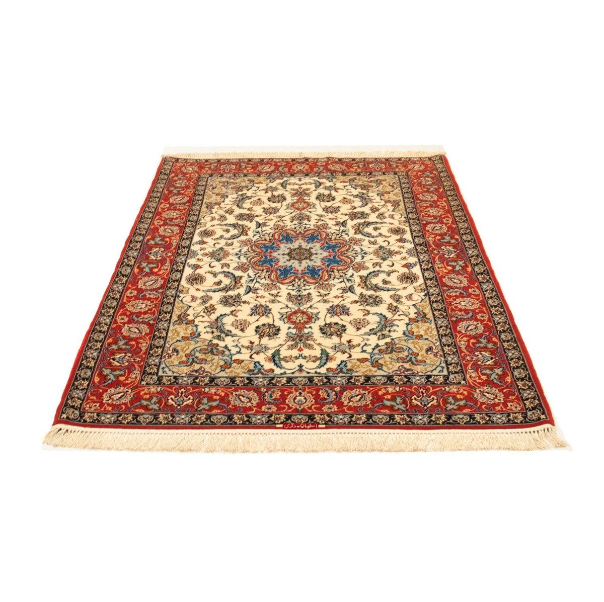 Tapis persan - Isfahan - Premium - 164 x 116 cm - beige