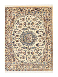 Tapis persan - Nain - Premium - 135 x 102 cm - beige