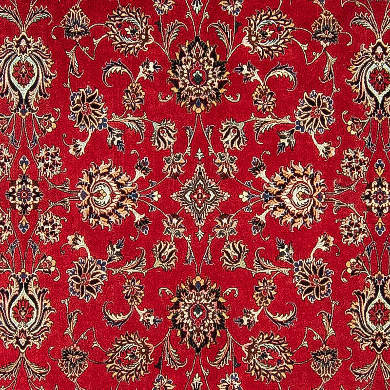 Tapis persan - Bidjar - 284 x 241 cm - rouge foncé