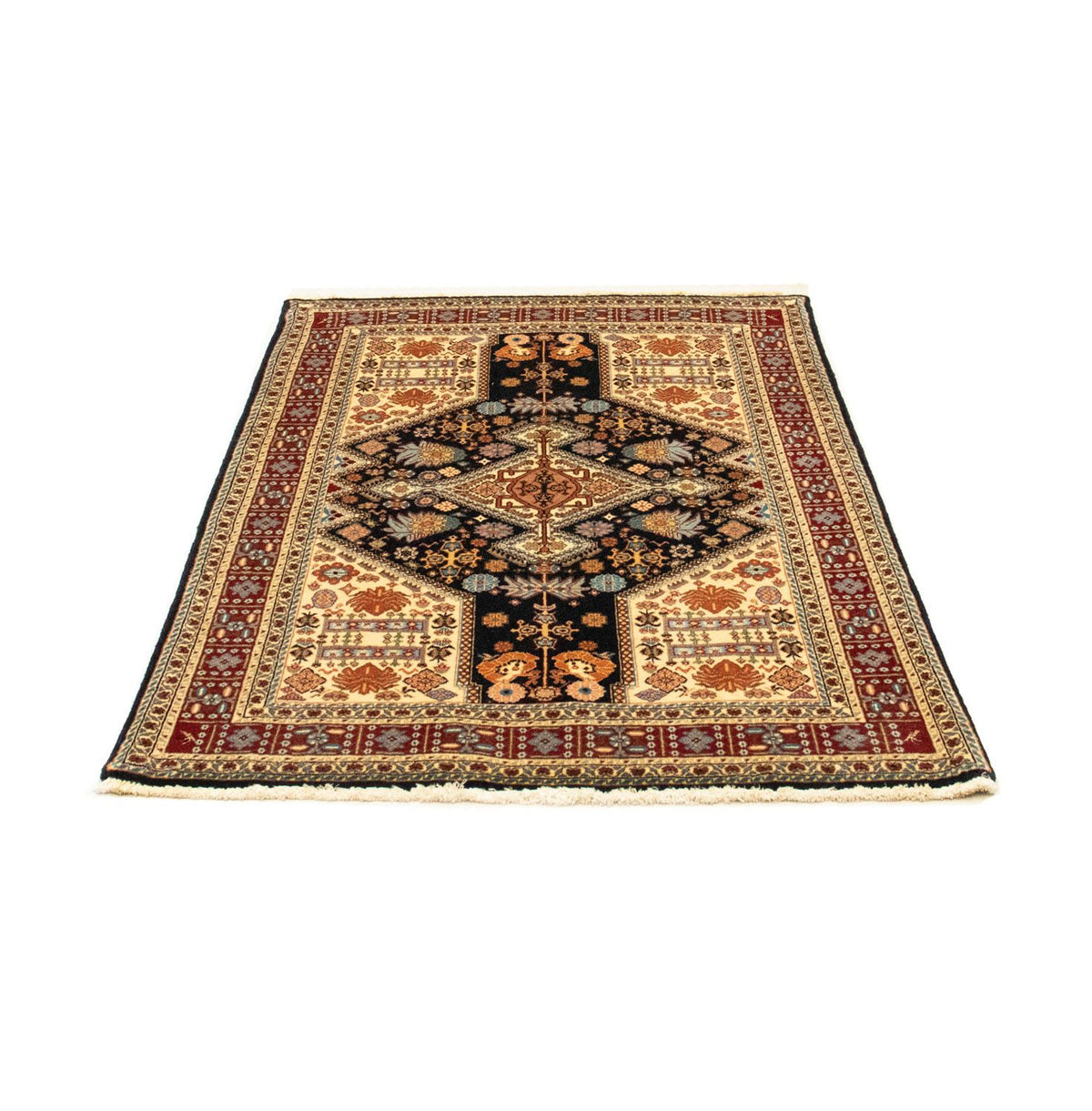 Tapis persan - Nomadic - 138 x 102 cm - noir